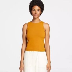 CALIA by Carrie Underwood Bronzed Topaz Fitness Tank in Size Large